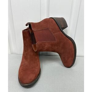 Lucky Brand Women's Rally Suede Chelsea Boots Size 6